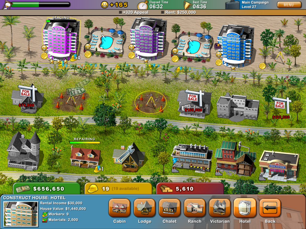 Build-a-lot: On Vacation Screenshot