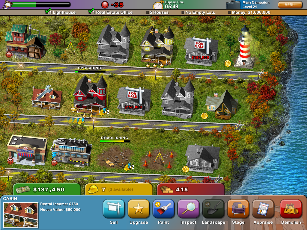 Build-a-lot: On Vacation Screenshot