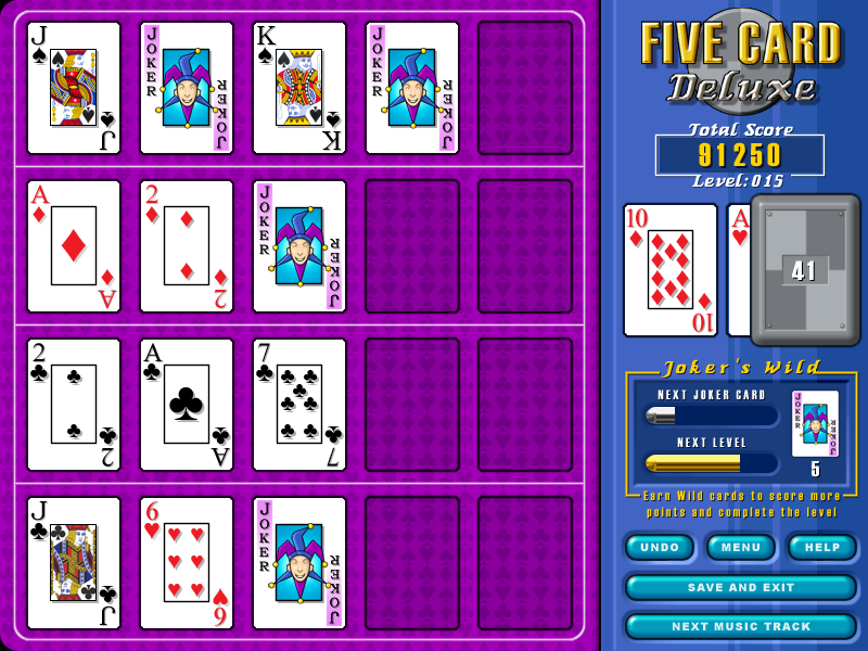 Five Card Deluxe Screenshot