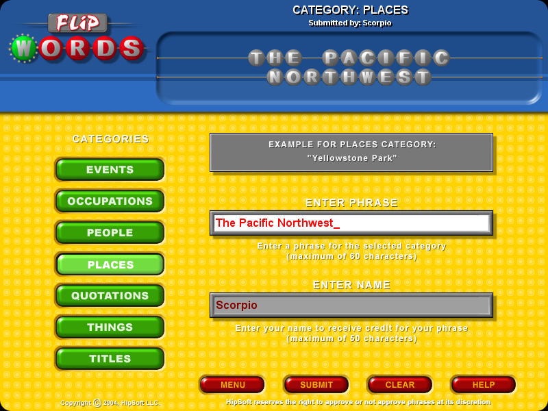 Flip Words Screenshot