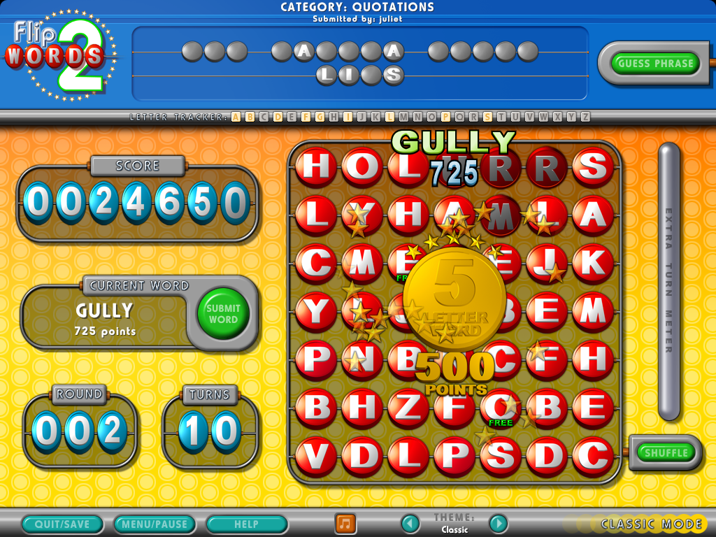 Flip Words 2 Screenshot